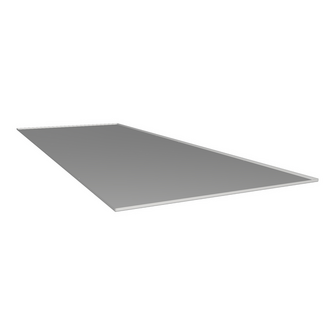 Stålbund for T2 (Bagtipper) 2477x1250x1,25 mm - Variant