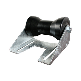 Kølerulle m/beslag 200mm sort - Variant