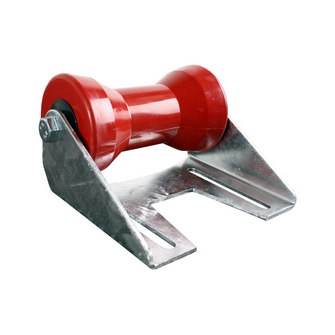 Kølrulle m/beslag 200mm rød - Variant