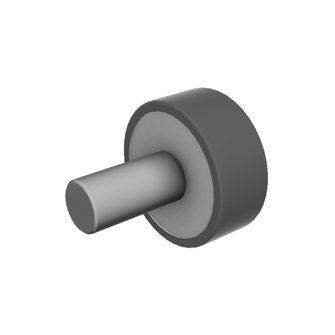 Vibrationsdæmper Ø 15 x 6 mm - Variant