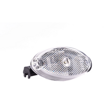 Positionslygte hvid u. holder, Fristom - Variant