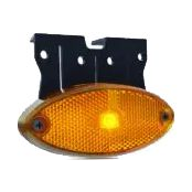 Sidemarkeringslygte FT-061, gul m. holder - Variant