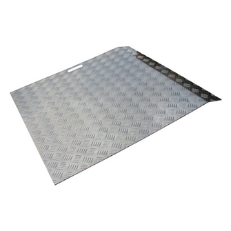 Tærskelbro 800 x 800 mm, 200 kg Alu - Variant