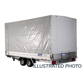 Høj presenning m/stativ 205 x 122 x 70 cm - Variant