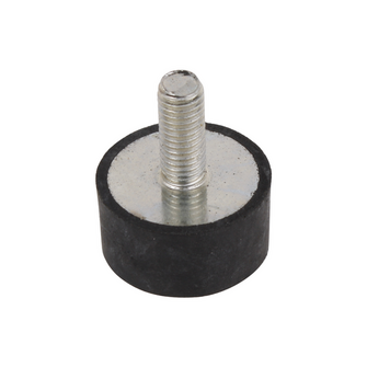 Gummibuffer ø30 x 15 mm m/gevind - Variant