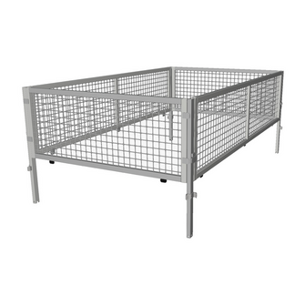 Netgittersæt kpl 2015P2, 260x150x60 cm, 2020-model - Variant