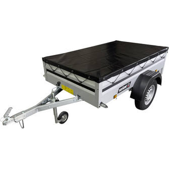 Flad presenning 205 x 122 cm sort - Variant