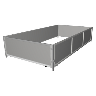 Pladesider komplet 60 cm. 17T3, stål - Variant