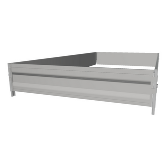 EHS alu 216 x 150 x 35 cm - P115 kant profil - Variant