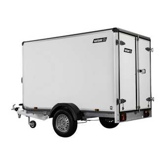 Variant B715 C2 cargotrailer - 750 kg, bagdøre eller bagrampe